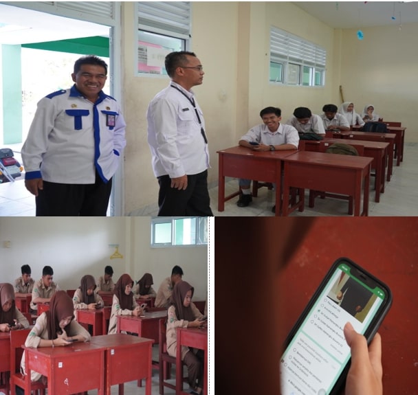 Kepala Kantor Kementerian Agama Kota Pontianak Memantau Pelaksanaan Asesmen Madrasah di MAN 1 Pontianak